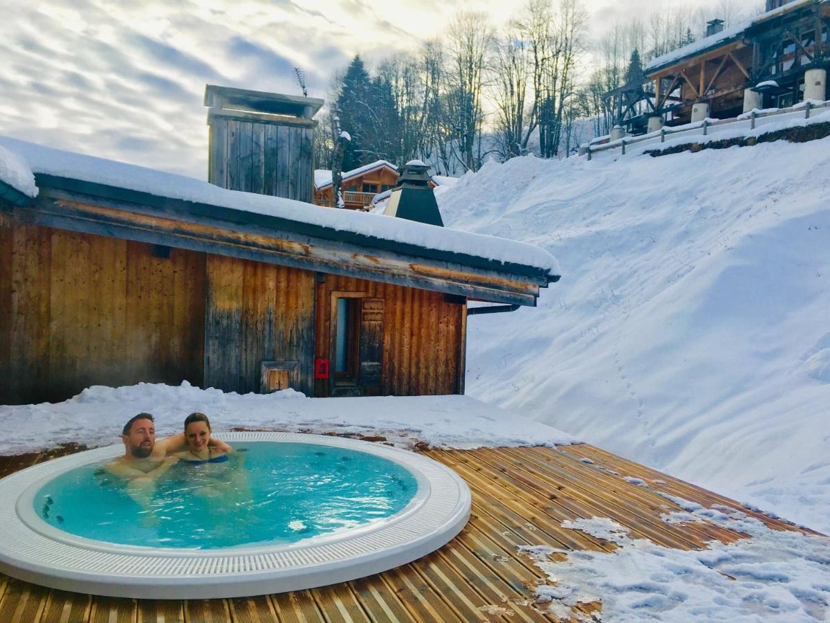 Résidence La Chaumière Les Gets Extérieur photo