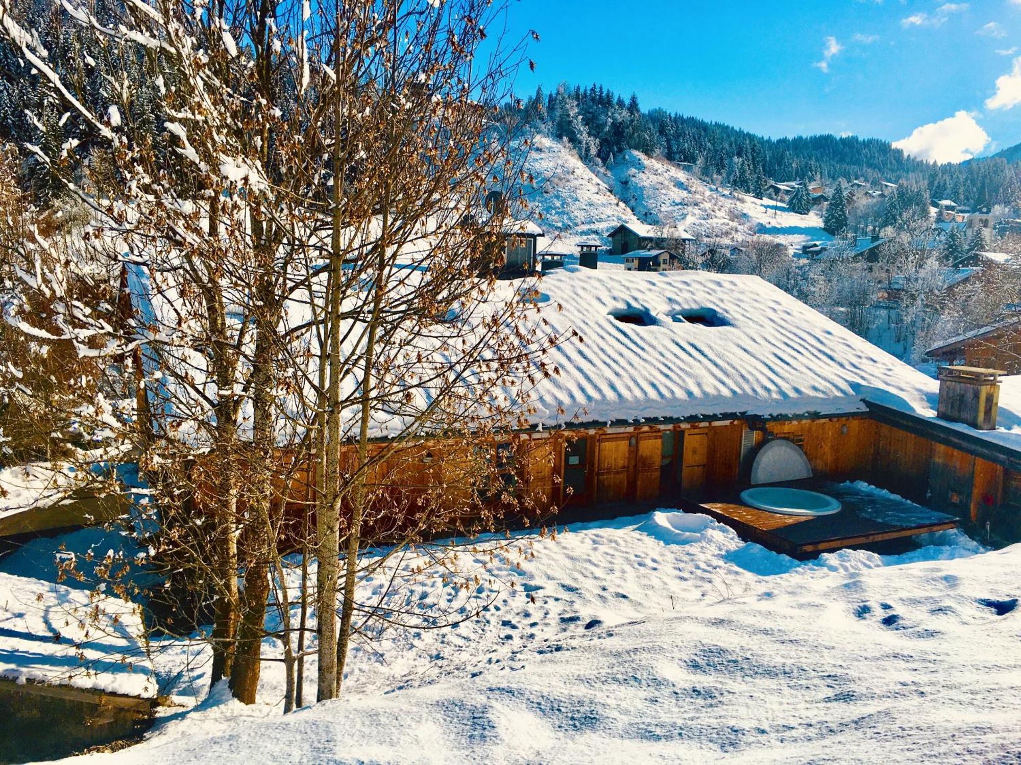 Résidence La Chaumière Les Gets Extérieur photo