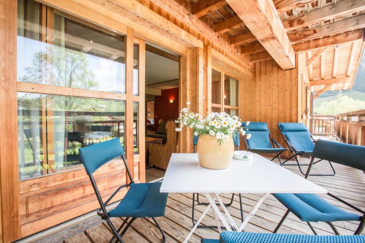 Résidence La Chaumière Les Gets Extérieur photo